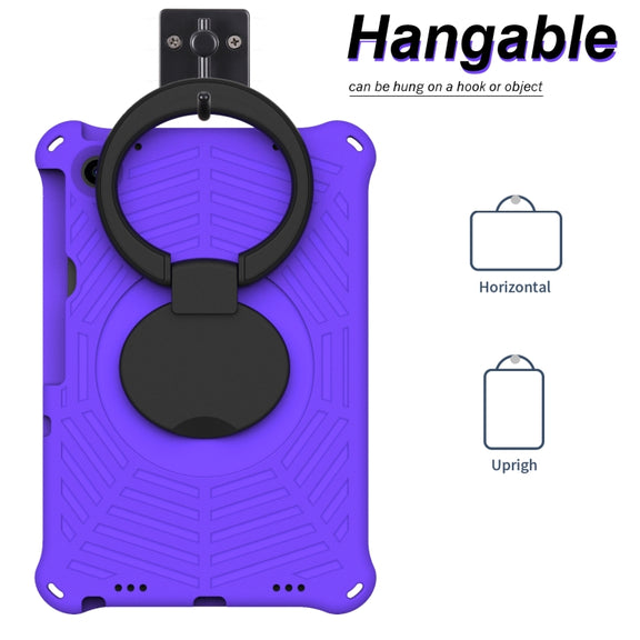 For Lenovo Tab M10 Plus 10.6 3rd Gen 2022 Spider King Silicone Protective Tablet Case(Purple)