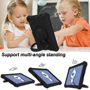 For Lenovo Tab M10 Plus TB-X606 Spider King Silicone Protective Tablet Case(Black)
