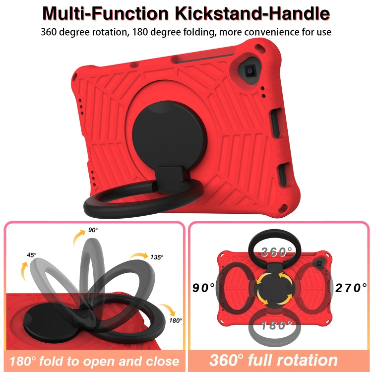 For Lenovo Tab M10 Plus TB-X606 Spider King Silicone Protective Tablet Case(Red)