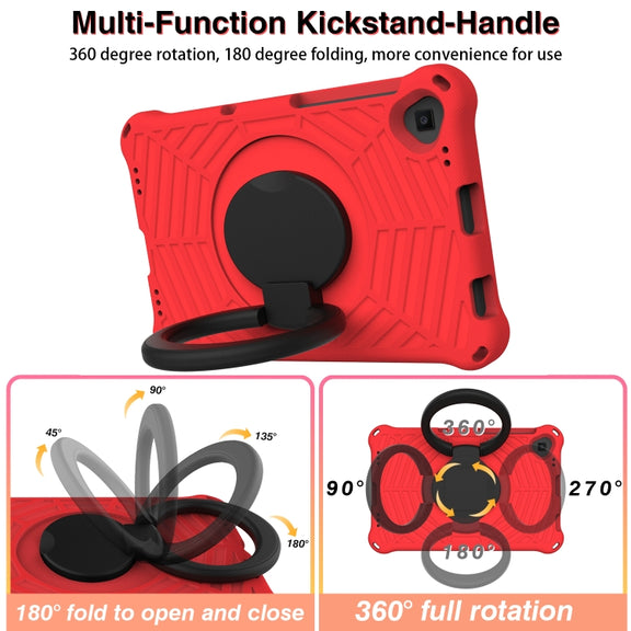 For Lenovo Tab M10 Plus TB-X606 Spider King Silicone Protective Tablet Case(Red)
