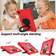 For Lenovo Tab M10 Plus TB-X606 Spider King Silicone Protective Tablet Case(Red)
