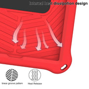 For Lenovo Tab M10 Plus TB-X606 Spider King Silicone Protective Tablet Case(Red)