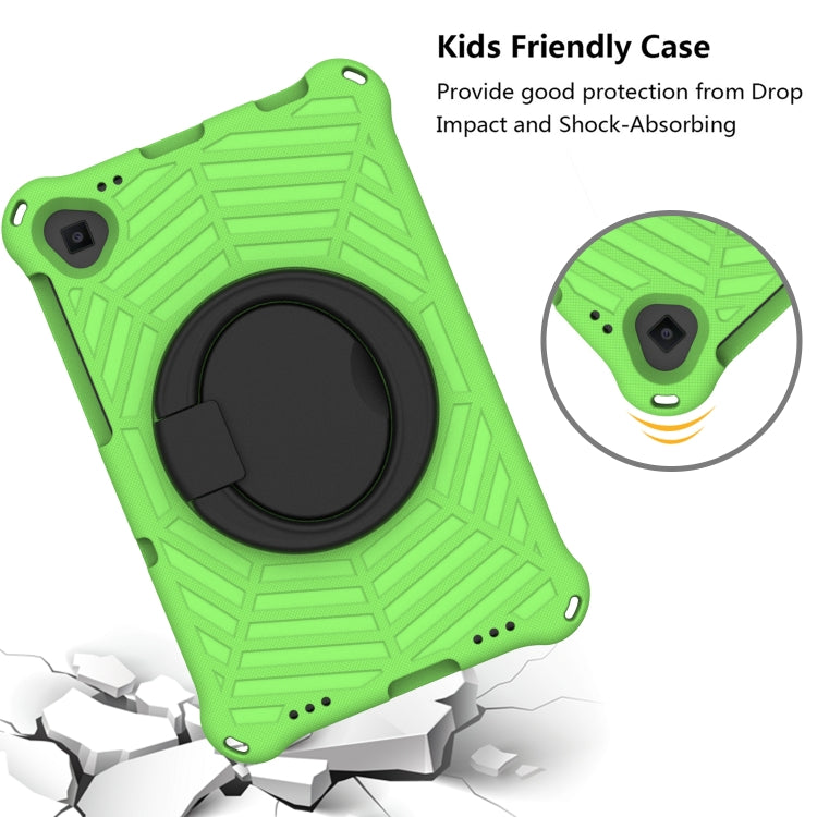 For Lenovo Tab M10 Plus TB-X606 Spider King Silicone Protective Tablet Case(Green)