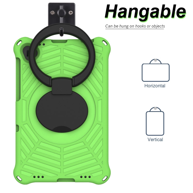 For Lenovo Tab M10 Plus TB-X606 Spider King Silicone Protective Tablet Case(Green)