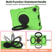 For Lenovo Tab M10 Plus TB-X606 Spider King Silicone Protective Tablet Case(Green)