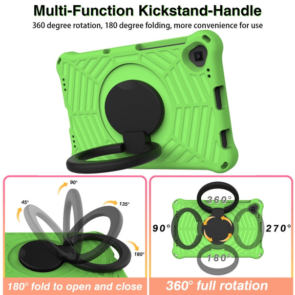 For Lenovo Tab M10 Plus TB-X606 Spider King Silicone Protective Tablet Case(Green)