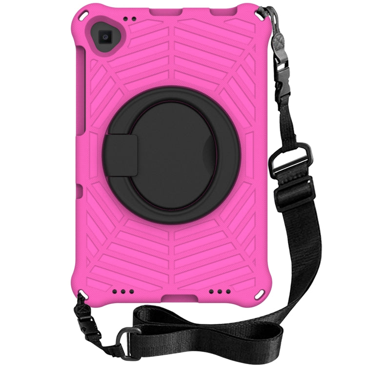 For Lenovo Tab M10 Plus TB-X606 Spider King Silicone Protective Tablet Case(Rose Red)