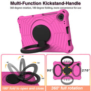 For Lenovo Tab M10 Plus TB-X606 Spider King Silicone Protective Tablet Case(Rose Red)