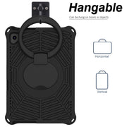 For Lenovo Tab M10 FHD TB-X605FC Spider King Silicone Protective Tablet Case(Black)