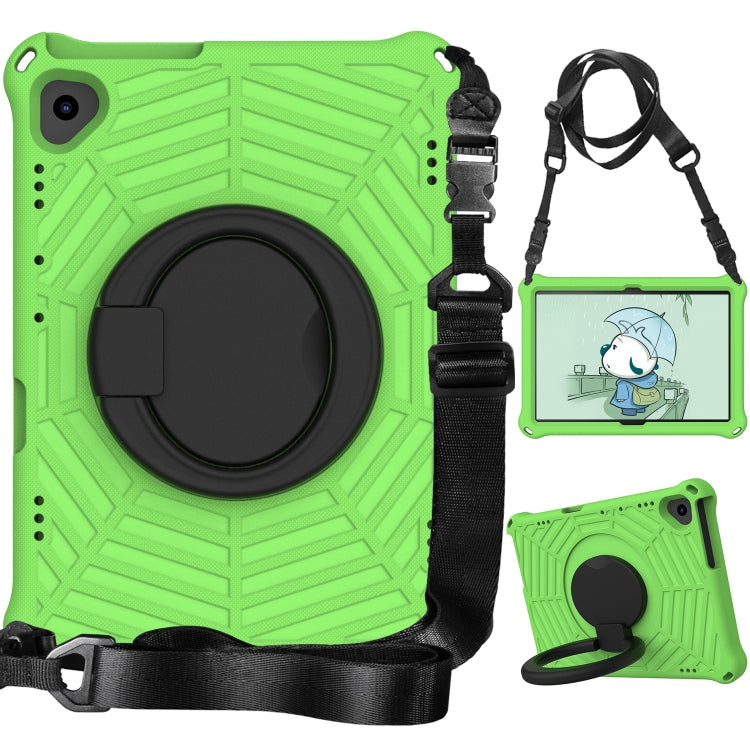 For Lenovo Tab M10 FHD TB-X605FC Spider King Silicone Protective Tablet Case(Green)