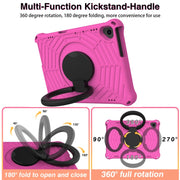 For Lenovo Tab M10 FHD TB-X605FC Spider King Silicone Protective Tablet Case(Rose Red)