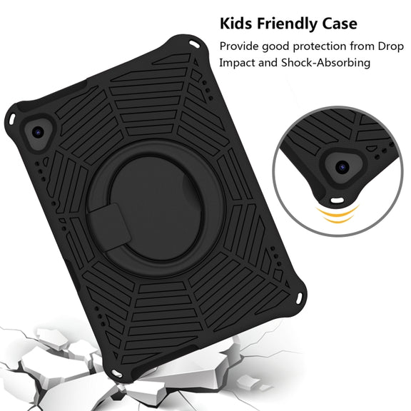 For Lenovo Tab M10 HD Gen 2 TB-X505 Spider King Silicone Protective Tablet Case(Black)