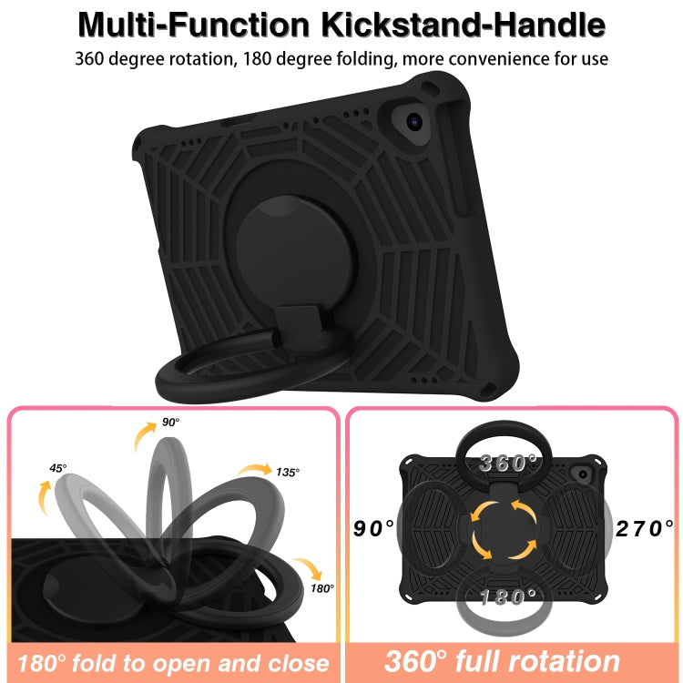 For Lenovo Tab M10 HD Gen 2 TB-X505 Spider King Silicone Protective Tablet Case(Black)