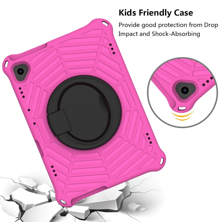 For Lenovo Tab M10 TB-X505F / TB-X605F 10.1 / M10 FHD REL TB-X605FC / TB-X605LC 10.1 Spider King Silicone Protective Tablet Case(Rose Red)