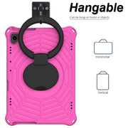 For Lenovo Tab M10 TB-X505F / TB-X605F 10.1 / M10 FHD REL TB-X605FC / TB-X605LC 10.1 Spider King Silicone Protective Tablet Case(Rose Red)