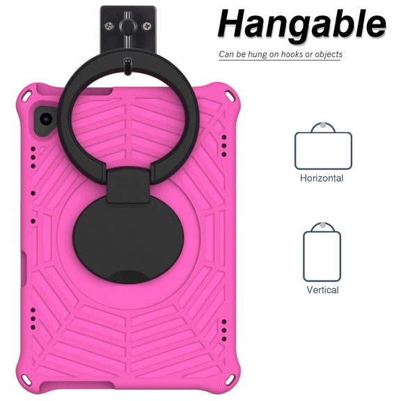For Lenovo Tab M10 TB-X505F / TB-X605F 10.1 / M10 FHD REL TB-X605FC / TB-X605LC 10.1 Spider King Silicone Protective Tablet Case(Rose Red)