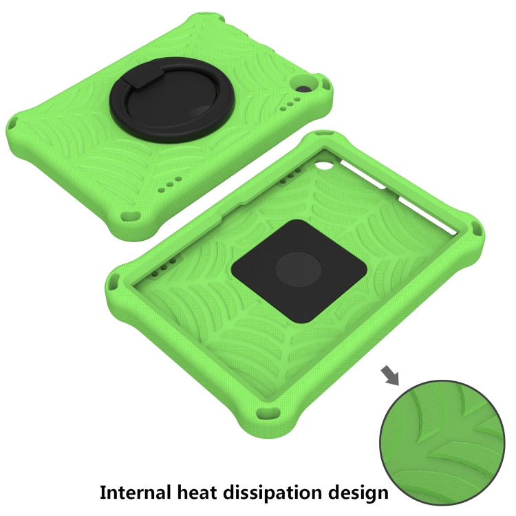 For Amazon Kindle Fire HD 8 2022 / 2020 Spider King Silicone Protective Tablet Case(Green)