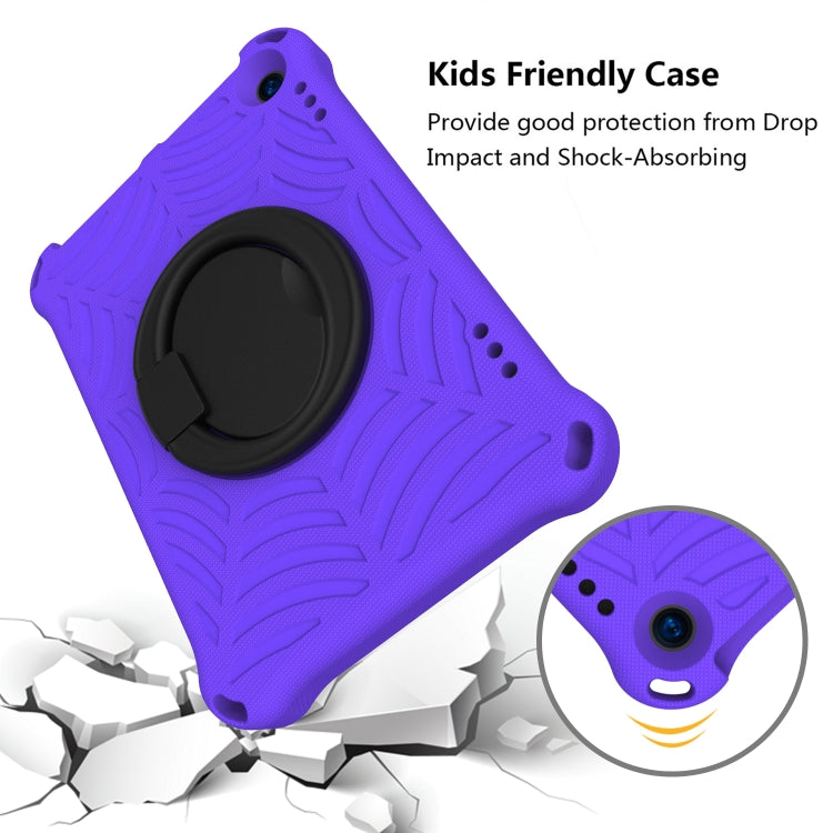For Amazon Kindle Fire HD 8 2022 / 2020 Spider King Silicone Protective Tablet Case(Purple)