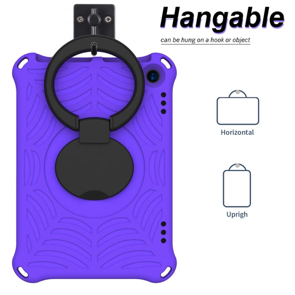 For Amazon Kindle Fire HD 8 2022 / 2020 Spider King Silicone Protective Tablet Case(Purple)