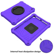 For Amazon Kindle Fire HD 8 2022 / 2020 Spider King Silicone Protective Tablet Case(Purple)