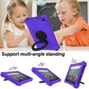 For Amazon Kindle Fire HD 8 2022 / 2020 Spider King Silicone Protective Tablet Case(Purple)