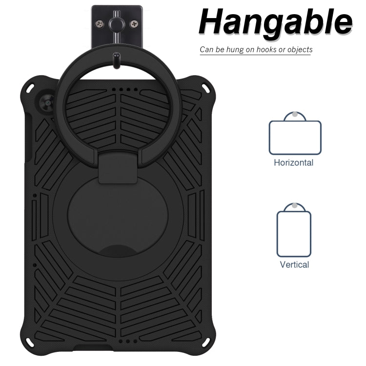 For Huawei MatePad T 10s Spider King Silicone Protective Tablet Case(Black)
