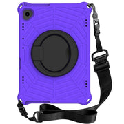 For Huawei MediaPad T5 Spider King Silicone Protective Tablet Case(Purple)