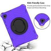 For Huawei MediaPad T5 Spider King Silicone Protective Tablet Case(Purple)