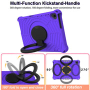For Huawei MediaPad T5 Spider King Silicone Protective Tablet Case(Purple)