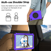 For Huawei MediaPad T5 Spider King Silicone Protective Tablet Case(Purple)