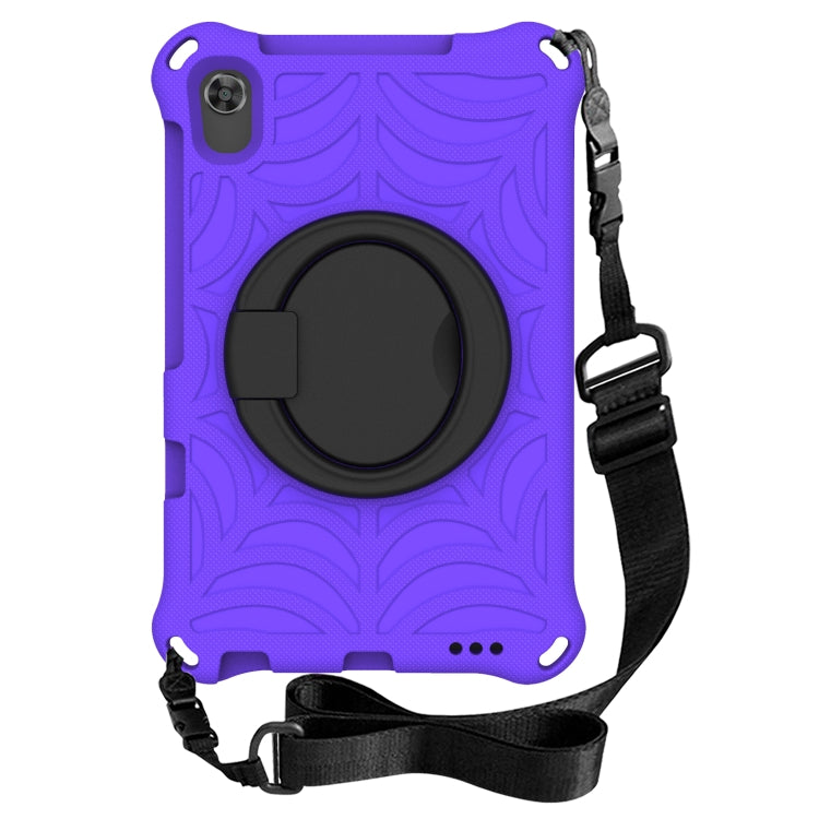 For Huawei MediaPad M5 Lite 8 Spider King Silicone Protective Tablet Case(Purple)