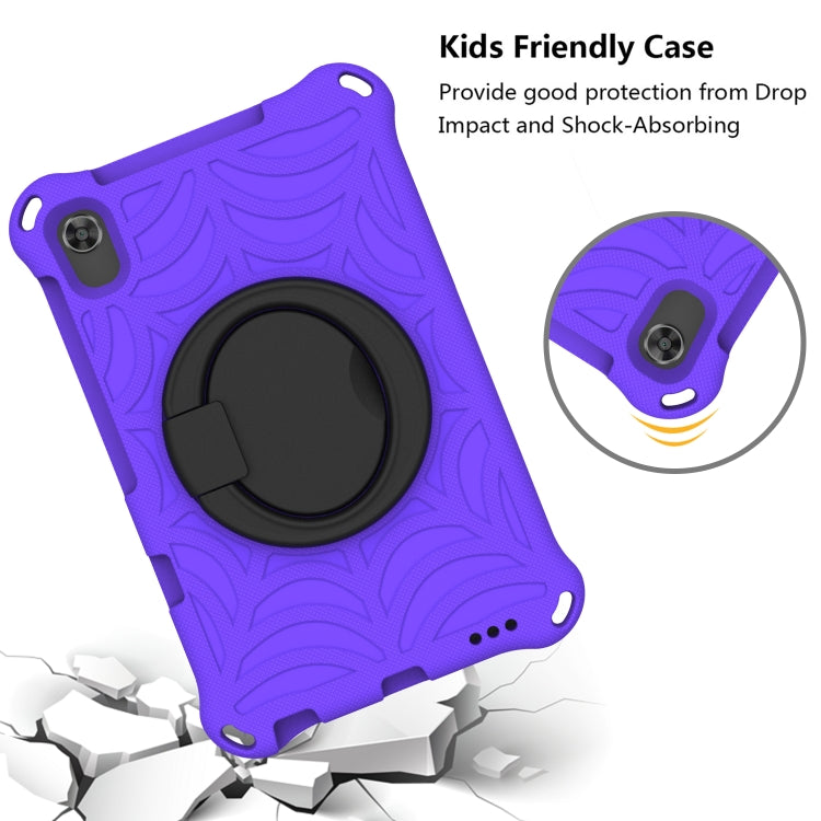 For Huawei MediaPad M5 Lite 8 Spider King Silicone Protective Tablet Case(Purple)