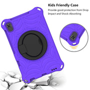 For Huawei MediaPad M5 Lite 8 Spider King Silicone Protective Tablet Case(Purple)