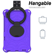 For Huawei MediaPad M5 Lite 8 Spider King Silicone Protective Tablet Case(Purple)