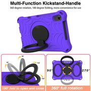 For Huawei MediaPad M5 Lite 8 Spider King Silicone Protective Tablet Case(Purple)