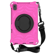 For Huawei MediaPad M6 8.4 Spider King Silicone Protective Tablet Case(Rose Red)