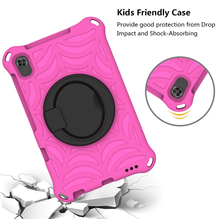 For Huawei MediaPad M6 8.4 Spider King Silicone Protective Tablet Case(Rose Red)