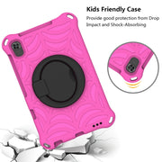For Huawei MediaPad M6 8.4 Spider King Silicone Protective Tablet Case(Rose Red)