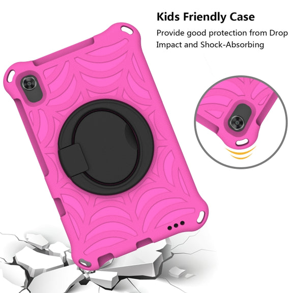 For Huawei MediaPad M6 8.4 Spider King Silicone Protective Tablet Case(Rose Red)
