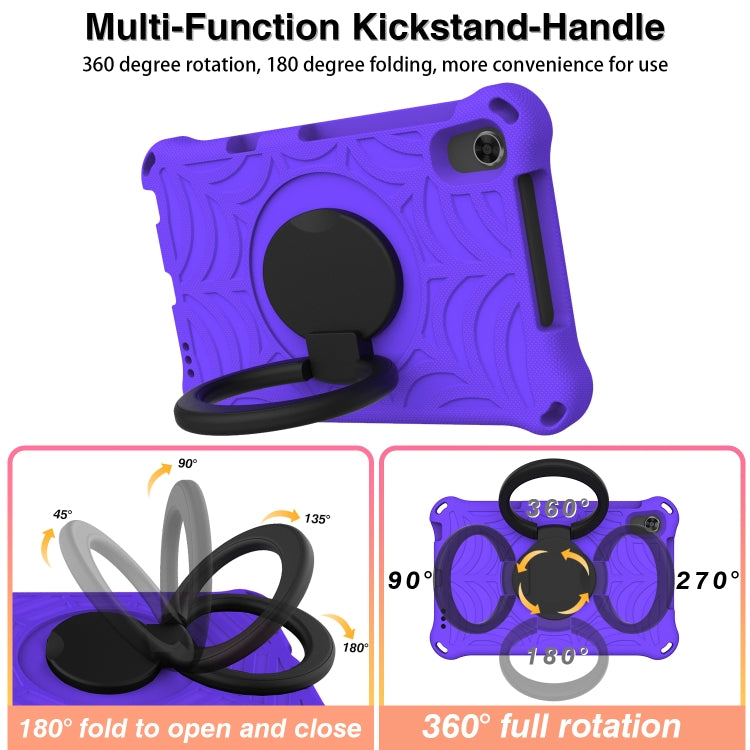 For Huawei MediaPad M6 8.4 Spider King Silicone Protective Tablet Case(Purple)