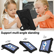 For Huawei MatePad T8 Spider King Silicone Protective Tablet Case(Black)