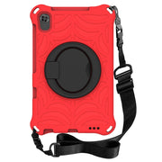 For Huawei MatePad T8 Spider King Silicone Protective Tablet Case(Red)