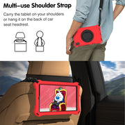 For Huawei MatePad T8 Spider King Silicone Protective Tablet Case(Red)