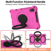 For Huawei MatePad T8 Spider King Silicone Protective Tablet Case(Rose Red)