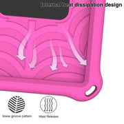 For Huawei MatePad T8 Spider King Silicone Protective Tablet Case(Rose Red)