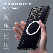 For Xiaomi 13 Pro MagSafe Magnetic Frosted Metal Phone Case(Black)
