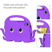 For Lenovo Tab M8 4th Gen Octopus Style EVA + PC Tablet Case with Strap(Purple)