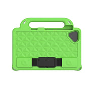 For Lenovo Tab M8 4th Gen Diamond Series EVA Anti-Fall Shockproof Sleeve Tablet Case with Holder & Strap(Green)