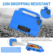 For Lenovo Tab M8 4th Gen Diamond Series EVA Anti-Fall Shockproof Sleeve Tablet Case with Holder & Strap(Green)