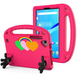 For Lenovo Tab M8 4th Gen Love Small Palm Holder EVA Tablet Case(Rose Red) - Lenovo by PMC TechLife | Online Shopping South Africa | PMC TechLife | Buy Now Pay Later Mobicred